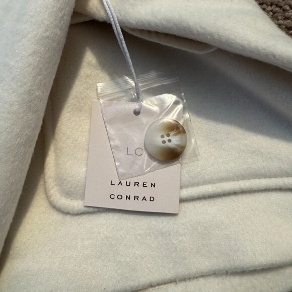 Lauren Conrad Cream Button-Front Jacket – Size XL (NWT) - Picture 2 of 5